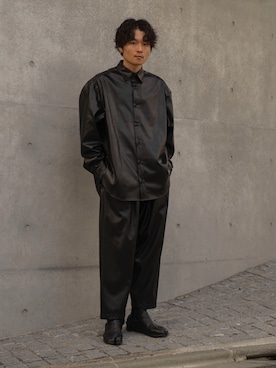 「RYO TAKASHIMA（リョウタカシマ）のアイテム（トップス）」を使った、Ryoさん（メンズ・168cm）の夏コーディネート