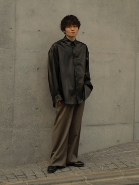 「RYO TAKASHIMA（リョウタカシマ）のアイテム（トップス）」を使った、Ryoさん（メンズ・168cm）の夏コーディネート