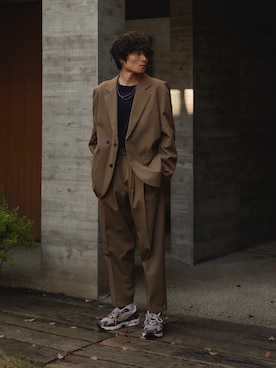 「RYO TAKASHIMA（リョウタカシマ）のアイテム（ジャケット/アウター）」を使った、Ryoさん（メンズ・168cm）の秋コーディネート