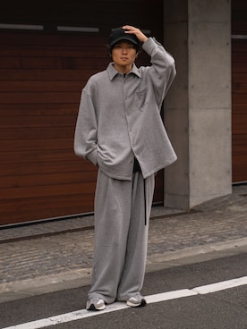 「RYO TAKASHIMA（リョウタカシマ）のアイテム（トップス）」を使った、Ryoさん（メンズ・168cm）の秋コーディネート