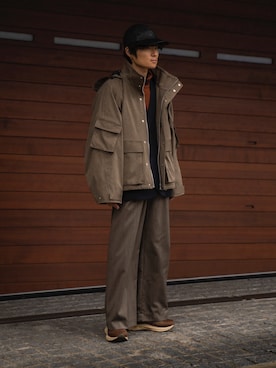 「RYO TAKASHIMA（リョウタカシマ）のアイテム（ジャケット/アウター）」を使った、Ryoさん（メンズ・168cm）の秋コーディネート