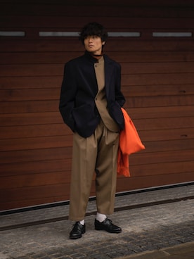 「RYO TAKASHIMA（リョウタカシマ）のアイテム（ジャケット/アウター）」を使った、Ryoさん（メンズ・168cm）の秋コーディネート