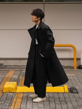 「STUDIO NICHOLSON（スタジオニコルソン）のアイテム（ジャケット/アウター）」を使った、Ryoさん（メンズ・168cm）の秋コーディネート