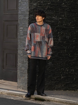 「YOKE（ヨーク）のアイテム」を使った、Ryoさん（メンズ・168cm）の秋コーディネート