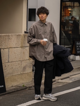「i（アイ）のアイテム」を使った、Ryoさん（メンズ・168cm）の秋コーディネート