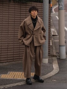 HED MAYNER ヘドメイナー 8 PLEAT PANT 8プリーツパンツ HED MAYNER 8 PLEAT PANT / GREY HERRINGBONE – VISION OF FASHION