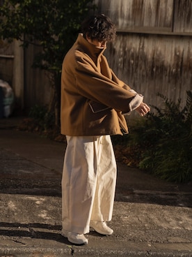 「RYO TAKASHIMA（リョウタカシマ）のアイテム（ジャケット/アウター）」を使った、Ryoさん（メンズ・168cm）の冬コーディネート