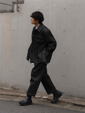 「RYO TAKASHIMA（リョウタカシマ）のアイテム（ジャケット/アウター）」を使った、Ryoさん（メンズ・168cm）の冬コーディネート