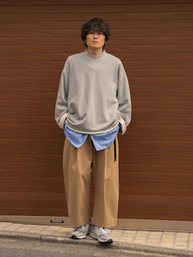 「CODEのアイテム」を使った、Ryoさん（メンズ・168cm）の春コーディネート