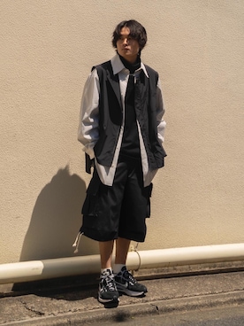 「RYO TAKASHIMA（リョウタカシマ）のアイテム（トップス）」を使った、Ryoさん（メンズ・168cm）の春コーディネート