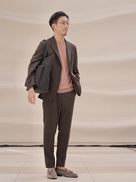 飯村淳さん(メンズ・173cm)の秋コーディネート