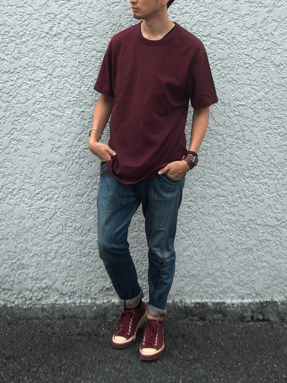 「大人カジュアル、ビッグシルエット、シンプル、UNDER COVER」｜「Levi's REDのアイテム（デニムパンツ、ブルー系）」を使った、tkymst_lさん（メンズ・175cm）の秋コーディネートの1枚目の写真