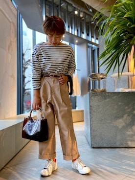 kimさん（レディース・154cm）の春コーディネート