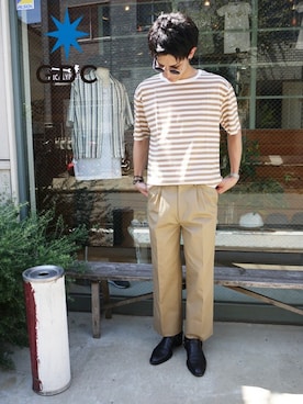 「GDC（ジーディーシー）のアイテム」を使った、GDC LOGISTICS－SHOHEIさん（メンズ・178cm）の夏コーディネート