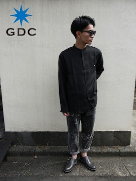 「GDC（ジーディーシー）のアイテム」を使った、GDC LOGISTICS－SHOHEIさん（メンズ・178cm）の秋コーディネート