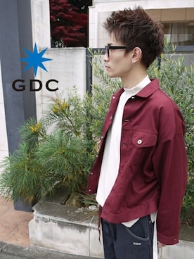 「GDC（ジーディーシー）のアイテム（ジャケット/アウター）」を使った、GDC LOGISTICS－SHOHEIさん（メンズ・178cm）の秋コーディネート