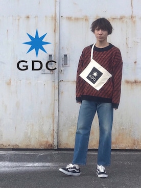 「GDC（ジーディーシー）のアイテム」を使った、GDC LOGISTICS－SHOHEIさん（メンズ・163cm）の冬コーディネート