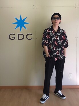 GDC LOGISTICS－SHOHEIさんの「HIGH-RISE COOL KNIT PANTS」を使ったコーディネート