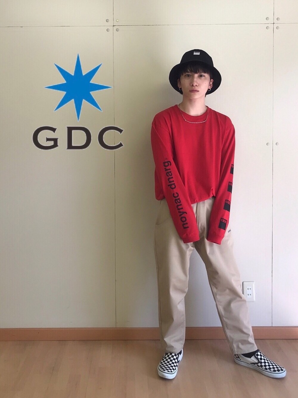 GDC LOGISTICS－SHOHEIさんの「HIGH-RISE CHINO PANTS（GDC）」を使ったコーディネート