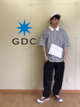 GDC LOGISTICS－SHOHEIさんの「LOGO PANEL CAP」を使ったコーディネート