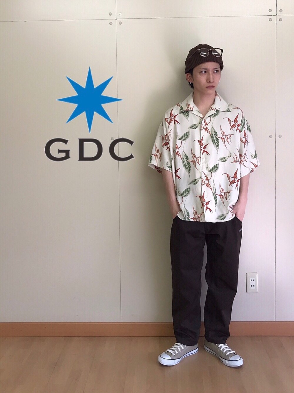 GDC LOGISTICS－SHOHEIさんの「BOTANICAL ALOHA SHIRT（GDC）」を使ったコーディネート