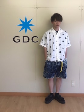 「GDC（ジーディーシー）のアイテム」を使った、GDC LOGISTICS－SHOHEIさん（メンズ・163cm）の春コーディネート