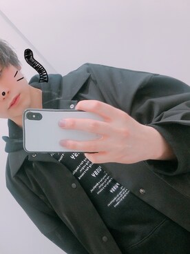「STUDIOUS（ステュディオス）のアイテム（パーカー）」を使った、かずきさん（メンズ・180cm）の春コーディネート