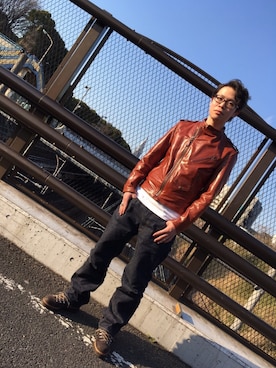 「ONE STAR」｜坂本タカシさん（メンズ・174cm）の春コーディネート
