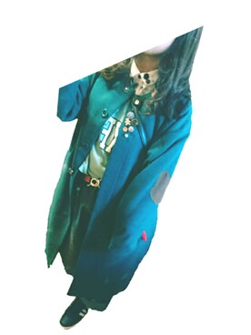 「rivet & surge（リベットアンドサージ）のアイテム（ノーカラージャケット）」を使った、華歩さん（レディース・158cm）の冬コーディネート