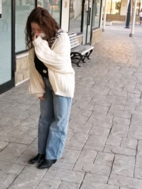 Mioさん（レディース・156cm）の冬コーディネート