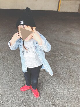 uki&naruさん(キッズ・90cm)の春コーディネート