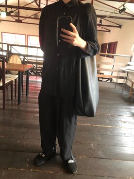 「MYne（マイン）のアイテム（バッグ）」を使った、masato1199さん（メンズ・175cm）の夏コーディネート