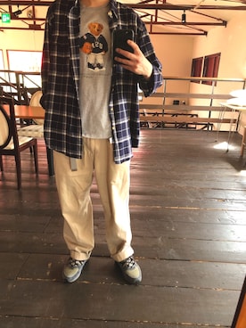 「春夏コーデ」｜「GU（ジーユー）のアイテム（ファッション雑貨）」を使った、masato1199さん（メンズ・175cm）の夏コーディネート