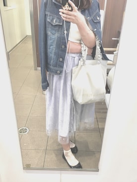 「店頭コーデ」｜RISEさん（レディース・166cm）の春コーディネート