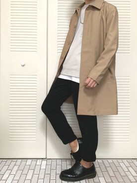 「NAVAL（ナバル）のアイテム（ジャケット/アウター）」を使った、みことさん（メンズ・169cm）の秋コーディネート