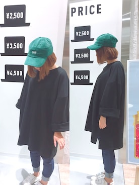 「AS KNOW AS」｜「アイテム（ワンピース/ドレス）」を使った、14+ 阪急三番街店 スタッフさん（レディース・149cm）の夏コーディネート