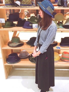 「阪急三番街」｜14+ 阪急三番街店 スタッフさん（レディース・160cm）の夏コーディネート