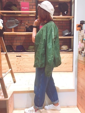 「阪急三番街」｜14+ 阪急三番街店 スタッフさん（レディース・149cm）の秋コーディネート