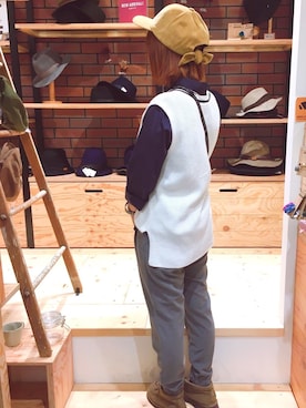 「阪急三番街」｜14+ 阪急三番街店 スタッフさん（レディース・149cm）の秋コーディネート