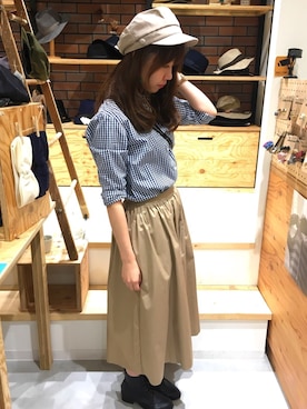 「阪急三番街」｜14+ 阪急三番街店 スタッフさん（レディース・160cm）の秋コーディネート