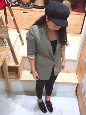 「阪急三番街」｜14+ 阪急三番街店 スタッフさん（レディース・160cm）の秋コーディネート