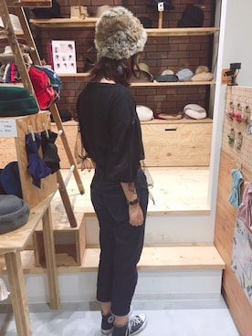 「阪急三番街」｜14+ 阪急三番街店 スタッフさん（レディース・160cm）の秋コーディネート