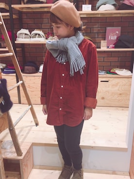 「阪急三番街」｜14+ 阪急三番街店 スタッフさん（レディース・149cm）の秋コーディネート