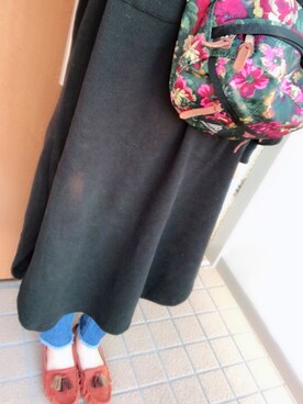 「Gregory」｜「アイテム（スリッポン）」を使った、mihoさん（レディース・160cm）の秋コーディネート