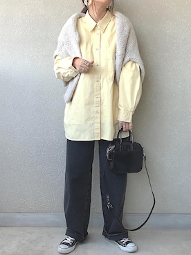 「Aco Design（アコデザイン）のアイテム」を使った、muさん（レディース・164cm）の冬コーディネート