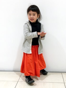 「Lee（リー）のアイテム（シューズ）」を使った、yuicoさん（キッズ・100cm）の春コーディネート