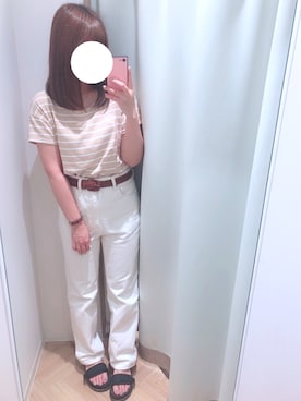「chocomee（チョコミー）のアイテム（カーディガン/ボレロ）」を使った、Komugiさん（レディース・152cm）の夏コーディネート