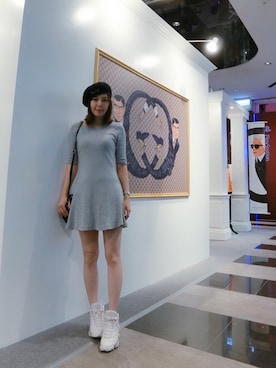 「Jordan」｜「アイテム（ワンピース/ドレス）」を使った、Elsaさん（レディース・161cm）の秋コーディネート