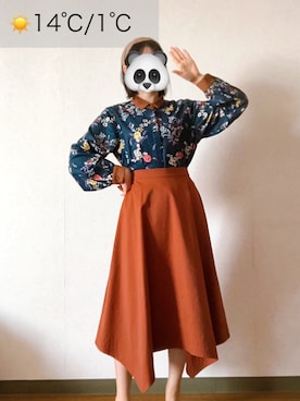 わかめごはん(道民)さん(レディース・153cm)の春コーディネート