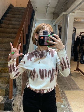「STYLENANDA（スタイルナンダ）のアイテム（アクセサリー）」を使った、YUKIさん（レディース・159cm）の春コーディネート